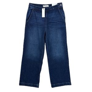 New KANCAN Jeans High Rise Wide Leg Denim Blue